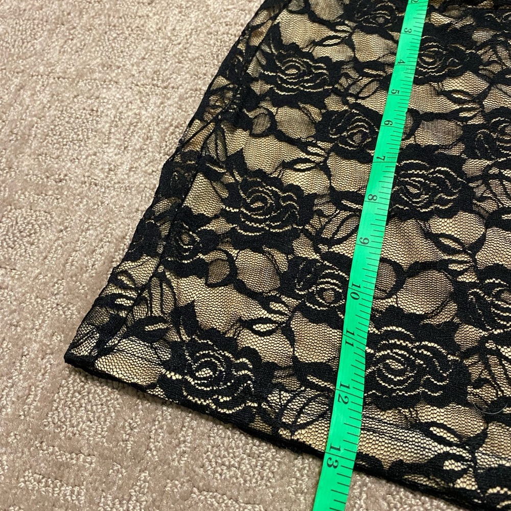 NWT {Princess Polly} Santoro Lace Set | Black + Tan ~ Size US 4 - Picture 13 of 16